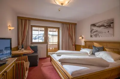 Ein Bett oder Betten in einem Zimmer der Unterkunft Loipenstubn