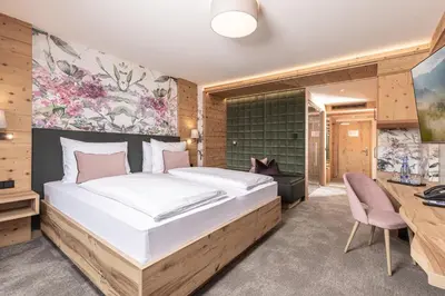 Ein Bett oder Betten in einem Zimmer der Unterkunft 4*S Galtenberg Resort