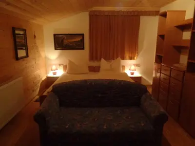 Ein Bett oder Betten in einem Zimmer der Unterkunft Ferienwohnung Roswitha
