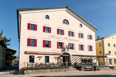 Das Gebäude in dem sich das Hotel befindet