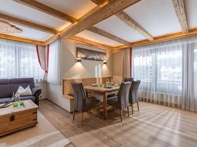 Ein Sitzbereich in der Unterkunft Wellnessresort Seiwald **** Superior