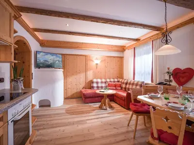 Küche/Küchenzeile in der Unterkunft Wellnessresort Seiwald **** Superior