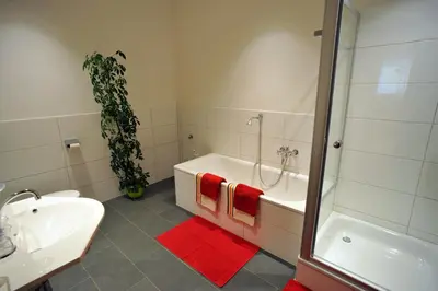 Ein Badezimmer in der Unterkunft Appartements Altes Gericht