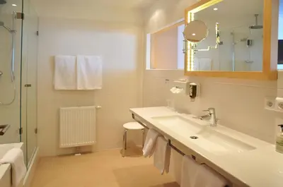 Ein Badezimmer in der Unterkunft Alpenrose Kufstein