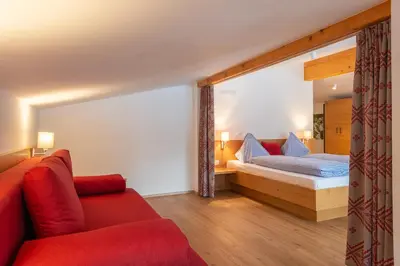 Ein Bett oder Betten in einem Zimmer der Unterkunft Pension Haus in der Sonne