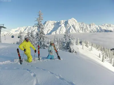 Apartment in Viehhofen near Ski Lifts im Winter