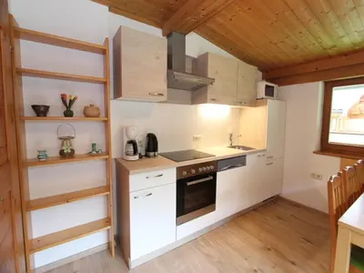 Küche/Küchenzeile in der Unterkunft Apartment in Viehhofen near Ski Lifts
