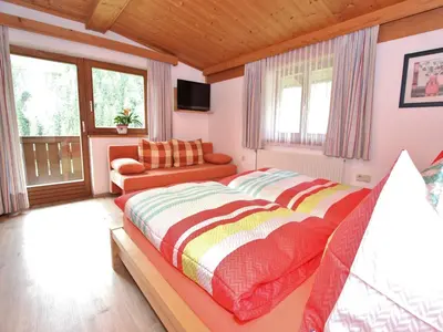 Ein Bett oder Betten in einem Zimmer der Unterkunft Apartment in Viehhofen near Ski Lifts