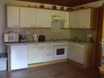 Küche/Küchenzeile in der Unterkunft Bloserhof Hauser