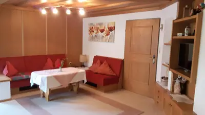 Ein Sitzbereich in der Unterkunft Ferienwohnungen Regina Unger