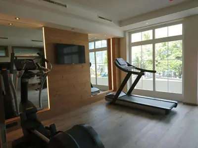 Das Fitnesscenter und/oder die Fitnesseinrichtungen in der Unterkunft Hotel Elisabeth