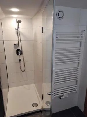 Ein Badezimmer in der Unterkunft Haus Luzia
