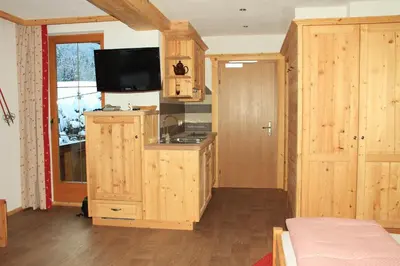Küche/Küchenzeile in der Unterkunft Hotel Schweizerhof