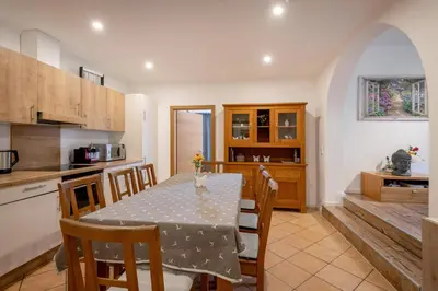 Küche/Küchenzeile in der Unterkunft Alpenlodge Ferienwohnung 5
