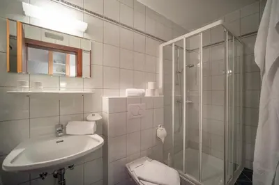 Ein Badezimmer in der Unterkunft Appartements Bachler