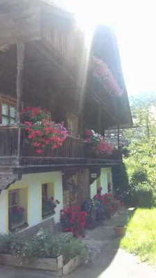 Ein Garten an der Unterkunft Ranerhof