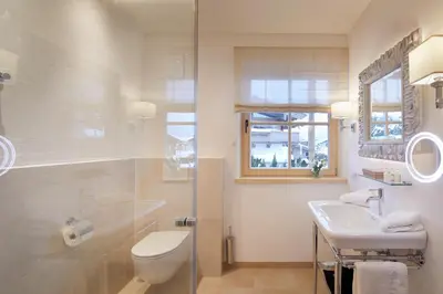Ein Badezimmer in der Unterkunft Tennerhof Luxury Chalets