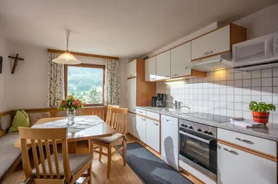 Küche/Küchenzeile in der Unterkunft Ferienhaus Bachler