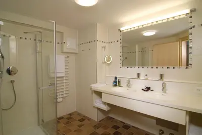 Ein Badezimmer in der Unterkunft Appartements Bergsonne