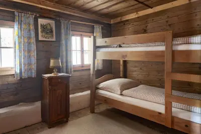 Ein Bett oder Betten in einem Zimmer der Unterkunft Das Pumphaus