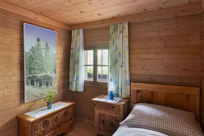Ein Bett oder Betten in einem Zimmer der Unterkunft Das Pumphaus