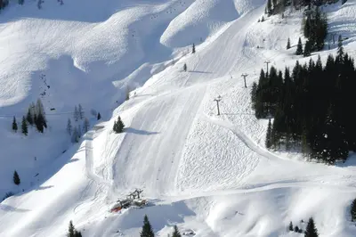Chalet France im Winter
