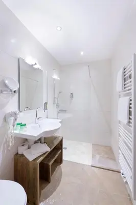 Ein Badezimmer in der Unterkunft Golf- und Sporthotel Moarhof