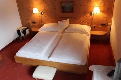 Ein Bett oder Betten in einem Zimmer der Unterkunft Pension Feiersinger