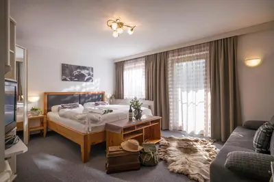 Ein Bett oder Betten in einem Zimmer der Unterkunft Landhaus Dengg