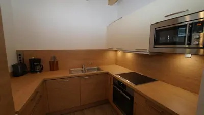 Küche/Küchenzeile in der Unterkunft Apartment Hanna