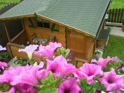 Ein Garten an der Unterkunft Ferienwohnungen Egger