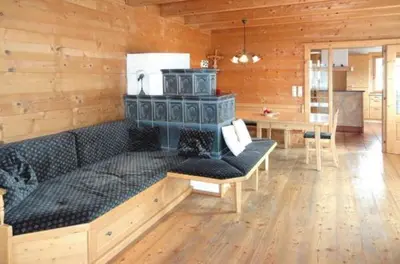 Ein Sitzbereich in der Unterkunft Apart Resort Rabl