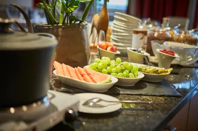 Essen im Hotel oder in der Nähe