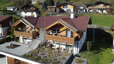 Das Gebäude in dem sich die Ferienwohnung befindet