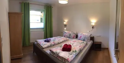 Ein Bett oder Betten in einem Zimmer der Unterkunft Haus Astner
