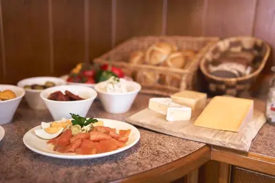 Essen im Bed & Breakfast oder in der Nähe