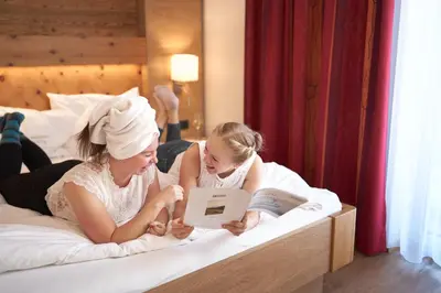 Ein Bett oder Betten in einem Zimmer der Unterkunft Pension Vier Jahreszeiten