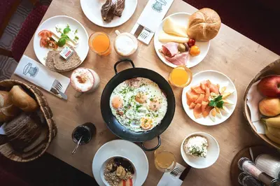 Essen im Bed & Breakfast oder in der Nähe