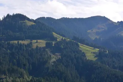 Naturlandschaft in der Nähe der Ferienwohnung