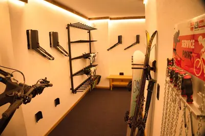 Das Fitnesscenter und/oder die Fitnesseinrichtungen in der Unterkunft Haus Alexander