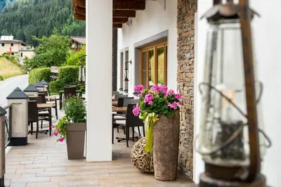 Ein Balkon oder eine Terrasse in der Unterkunft Hotel Sendlhof