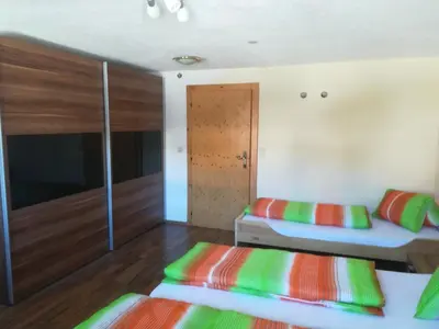Ein Bett oder Betten in einem Zimmer der Unterkunft Bauernhaus Fankhauser
