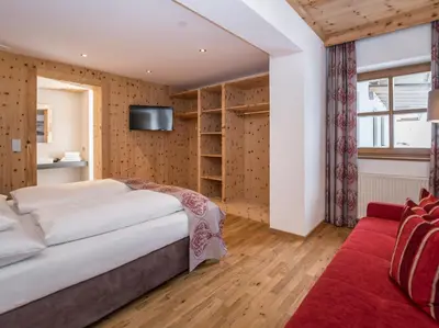 Ein Bett oder Betten in einem Zimmer der Unterkunft Appartementhaus Trixl