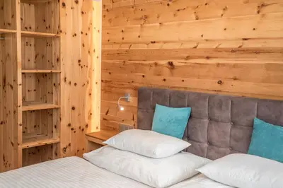 Ein Bett oder Betten in einem Zimmer der Unterkunft Appartementhaus Trixl