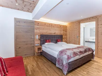 Ein Bett oder Betten in einem Zimmer der Unterkunft Appartementhaus Trixl