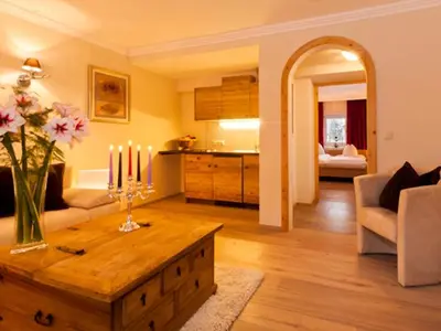 Ein Bett oder Betten in einem Zimmer der Unterkunft Serviced Apartments VILLA LICHT