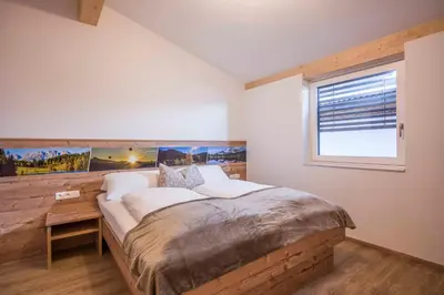 Ein Bett oder Betten in einem Zimmer der Unterkunft Residenz Gamper