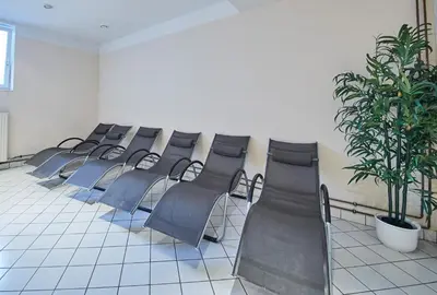 Ein Sitzbereich in der Unterkunft Appartement Hotspot
