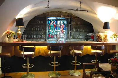 Lounge oder Bar in der Unterkunft Schloss Münichau