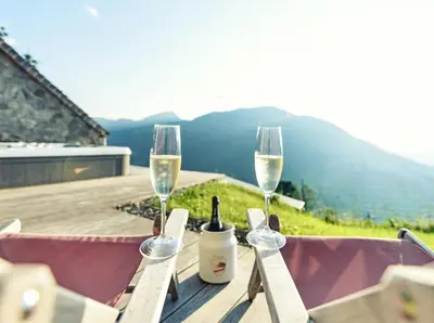 Naturlandschaft in der Nähe des Aparthotels
